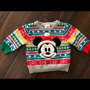 Disney Baby Mickey Christmas Sweater